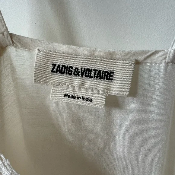 Zadig & Voltaire Rilli Ruffle Lace Dress Size Small - Picture 8 of 9